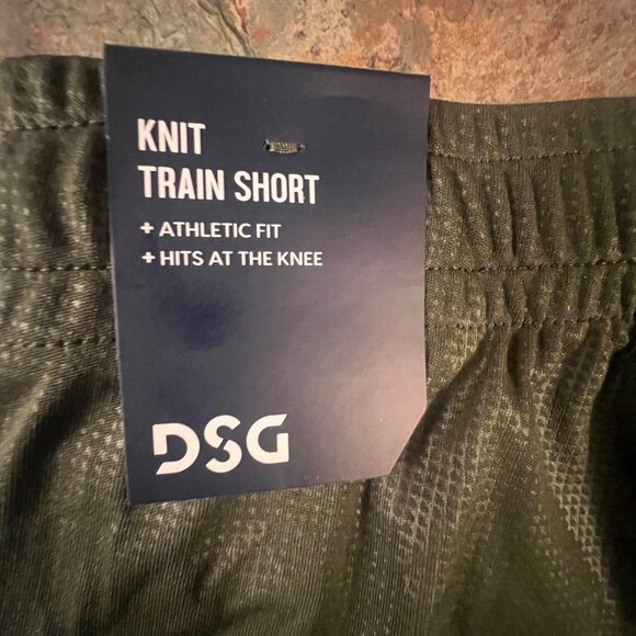 DSG Boys Knit Train Shorts XL, Olive Green - Picture 5 of 9